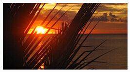 Sunset in Placencia Belize